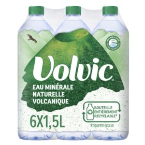 Pack 6 bouteilles d'eau Volvic