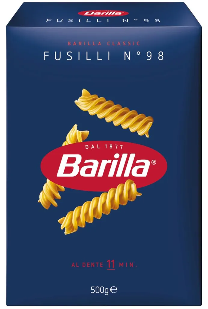 Pâtes Barilla Pasta Fusilli 500g