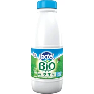 Brique de lait demi-écrémé UHT bio Lactel® 1L