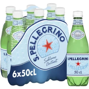 Pack de 6 bouteilles de San Pellegrino® eau minérale naturelle gazeuse 50 cl