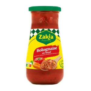 Pot de sauce bolognaise au bœuf certifié halal Zakia® 400g